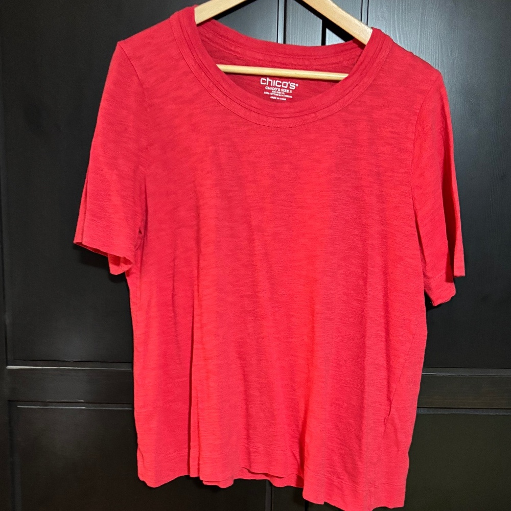 Chico's Ultimate Tee, Size 3